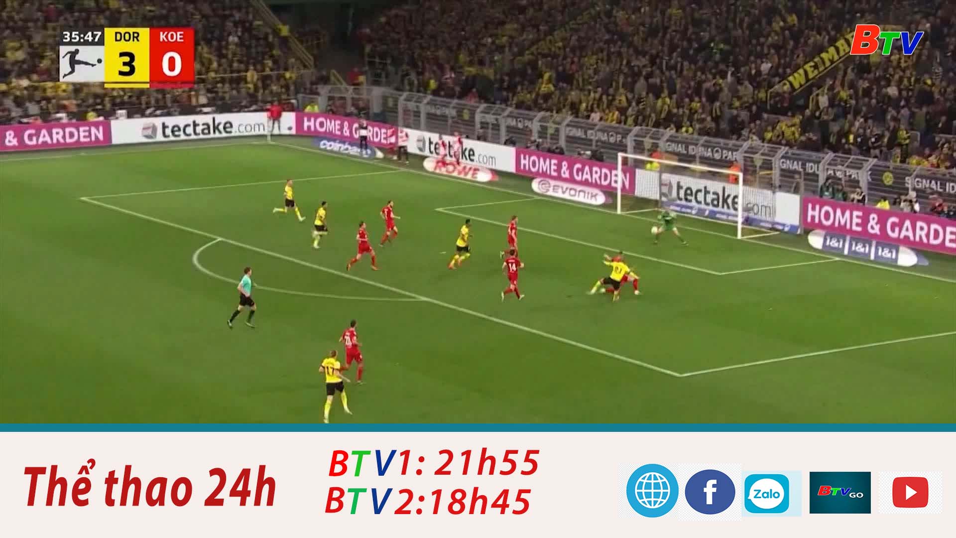 Dortmund trở lại cuộc đua vô địch Bundesliga 